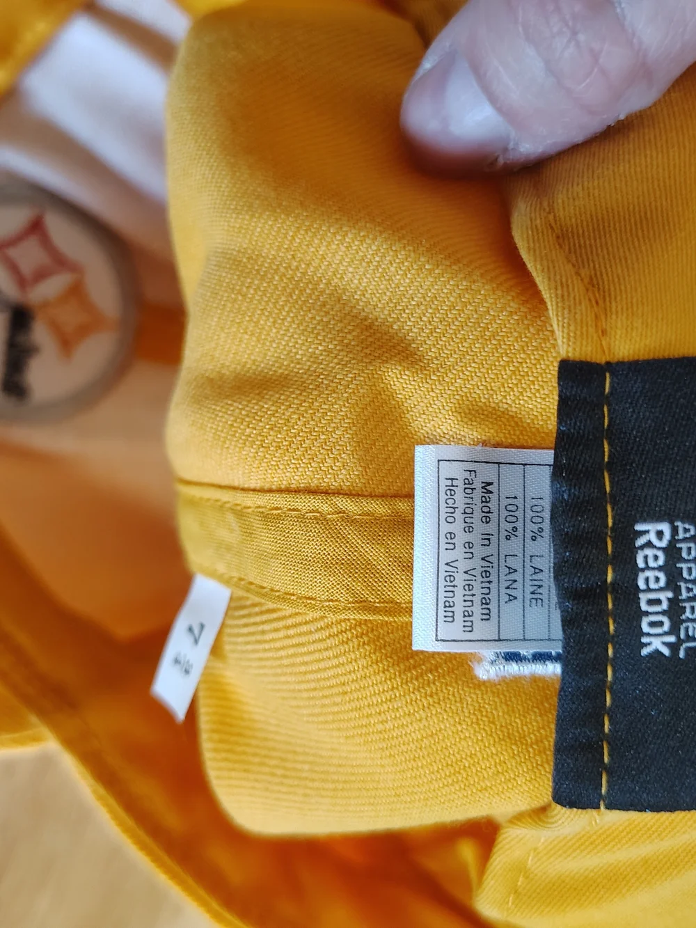 Reebok Pittsburgh Steelers NFL Football Yellow Cap Hat Officially Licensed 7 3/4